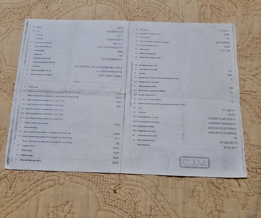 Opel Meriva 1.7 CDTI