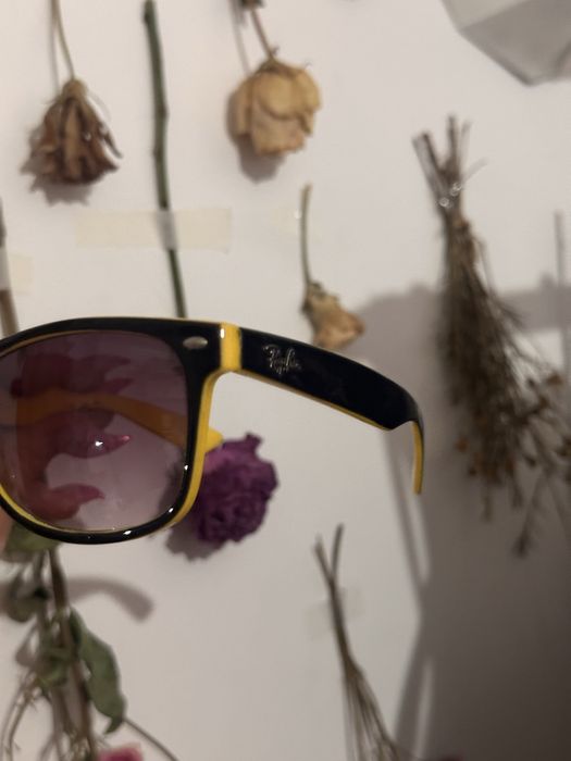 Желтые очки ray ban