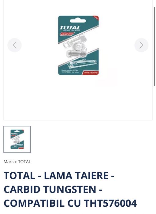 Vând TOTAL - aparat debitare gresie și faianță -660MM