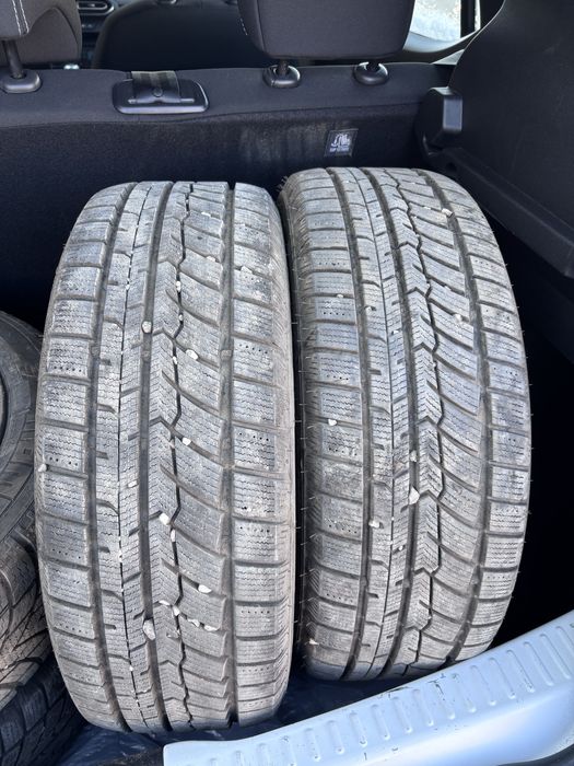 Зимни гуми 185/55/15 с желязна джанта на 20 дена