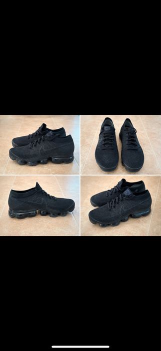 оригинални Nike Air VaporMax Flyknit Triple Black 42.5