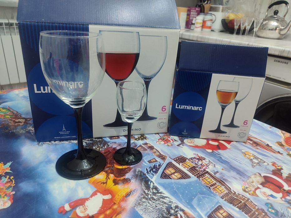 Фужеры в отличном состоянии люминарк