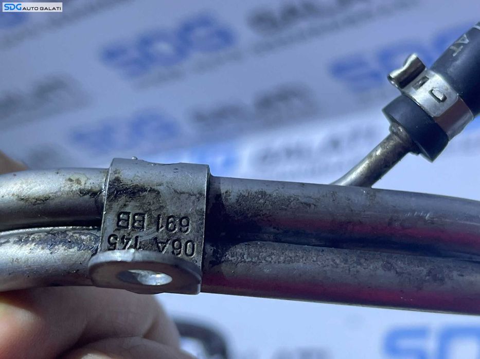 Furtun Furtunuri Conducta Conducte Teava Tevi Vacuum Aer Combustibil Benzina Volkswagen Golf 4 1.8 T ARZ AUM AUQ 1998 - 2006 Cod 06A145691BB 06A145718H