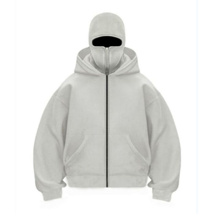 Зип-худи Oversize с маской-балаклавой (Full-Zip)