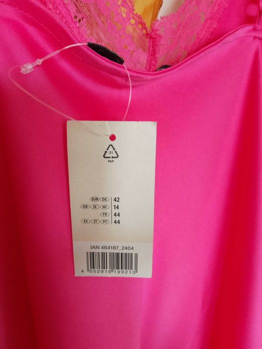 Esmara нова розова сатенена нощница EUR 42