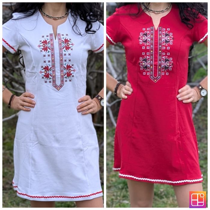 Рокля с шевица, трикотажна