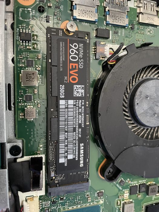 SSD Samsung 960 EVO M.2 NVME 250 GB