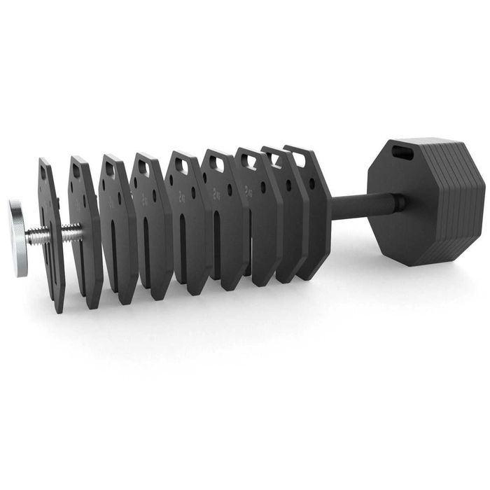 Регулируеми Дъмбели ATX® Octa Dumbbells – 2 х 36 кг, Чифт Гири