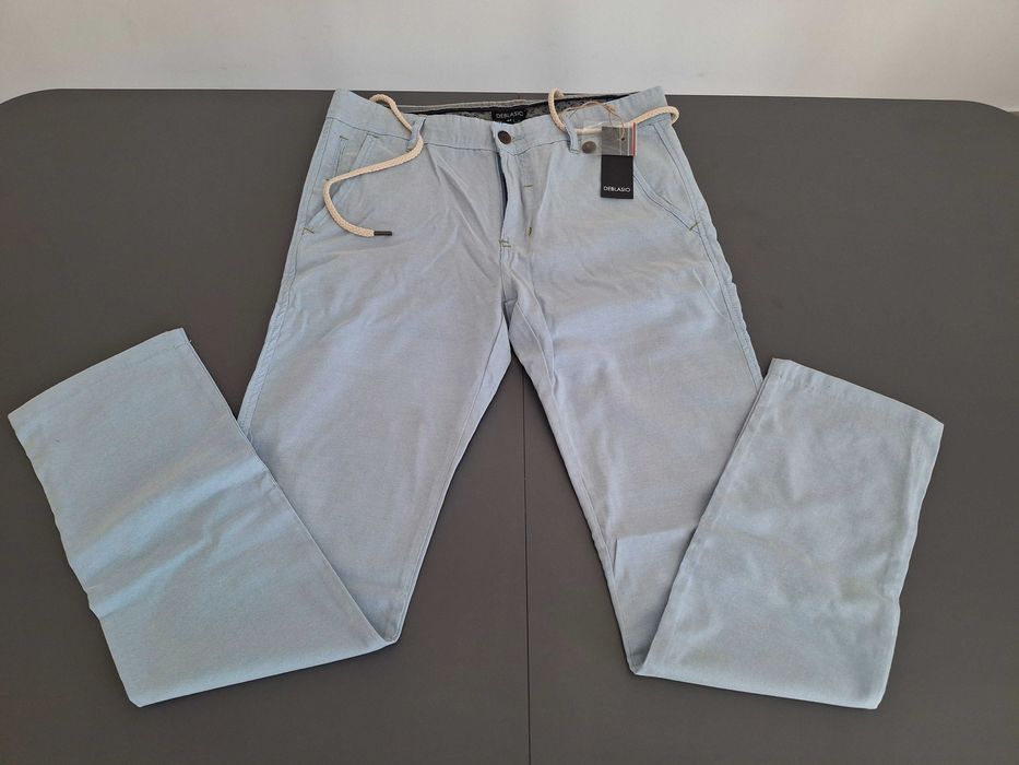 Pantaloni Brabati Bumbac Deblasio 44 Nou