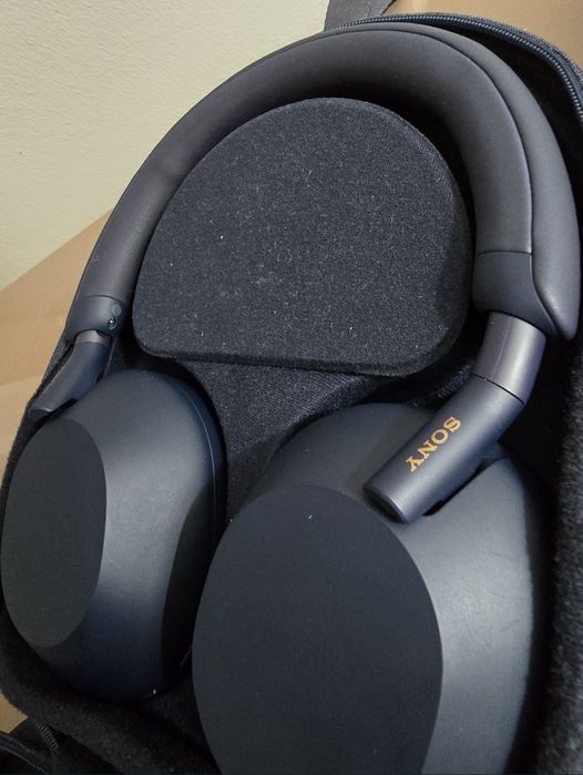 Casti SONY WH-1000XM5, Bluetooth, Over-ear, Microfon, Noise Cancelling