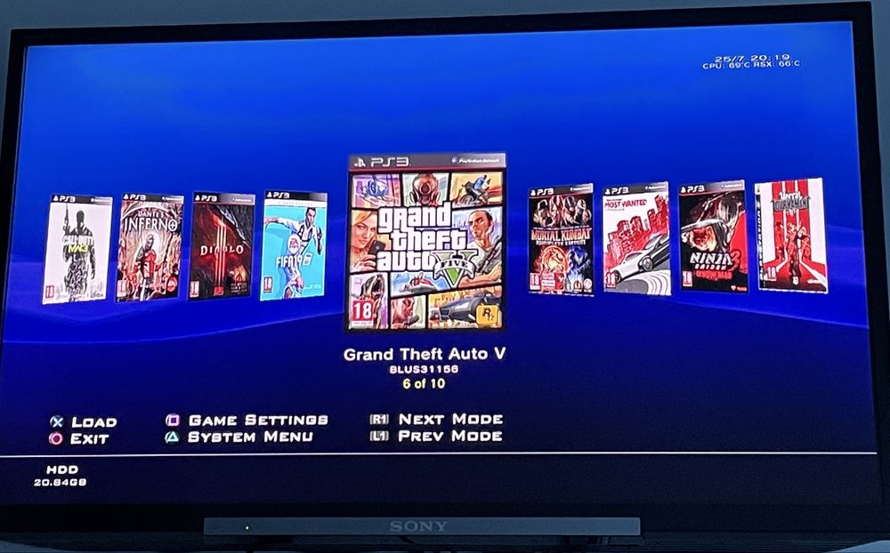PS3 Superslim modat (160 GB)