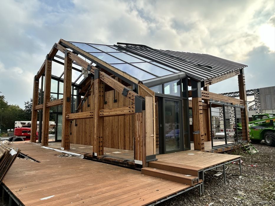 Casa modulara lemn stratificat 160 mp