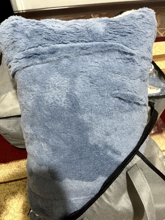 Шерстяное одеяло и подушки из 100% шерсти