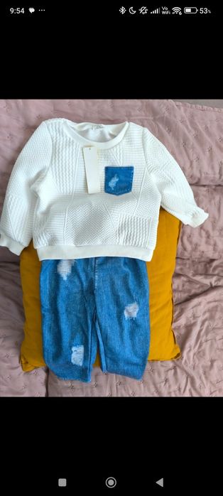 Set bluza si pantaloni  nou copii marime 12-18 luni