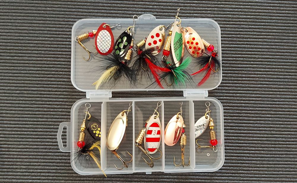 Блесни Спининг риболов примамки,воблер,пъстърва, костур,кефал,клатушки