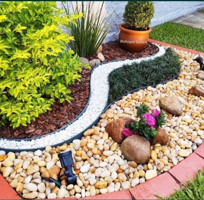 Oq tosh  galka kroshka Landshaft Dizayn N1