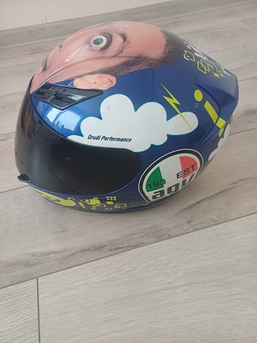 Колекционерска Лимитирана Agv K-3 L Valentino Rossi мото каска Роси