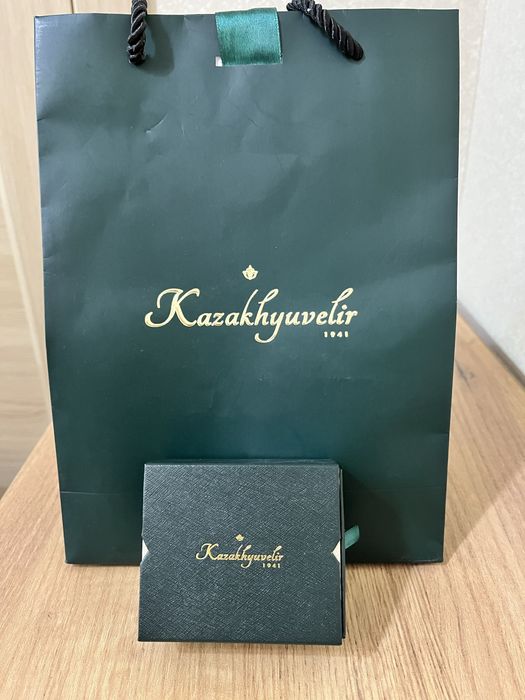 Серебрянные серьги Kazakhyuvelir