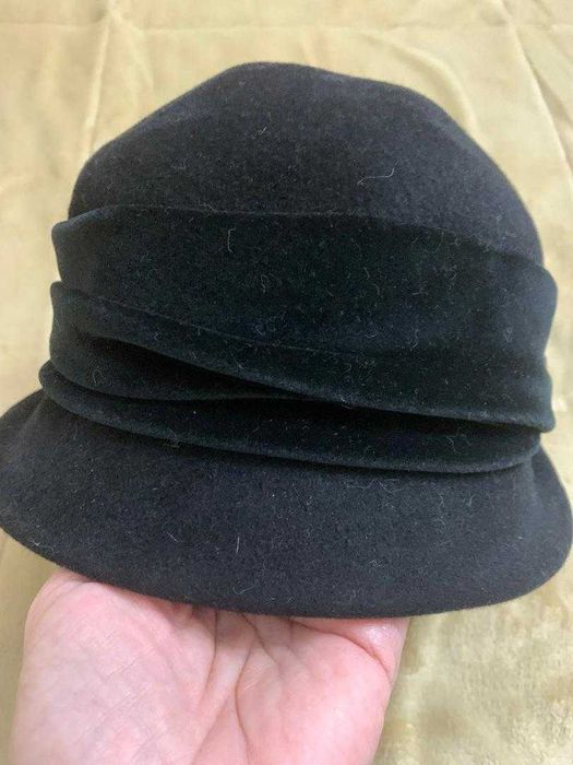 Palarie de fetru neagra