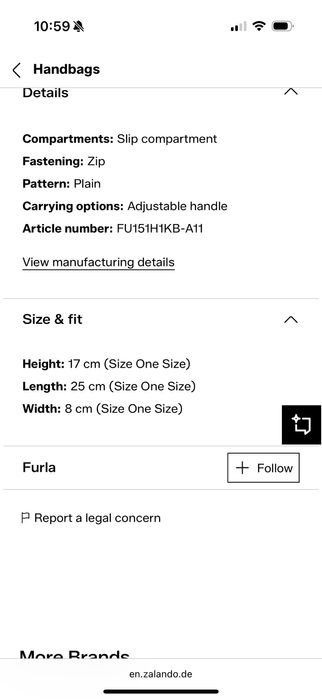 Чанта Furla Nuvola
