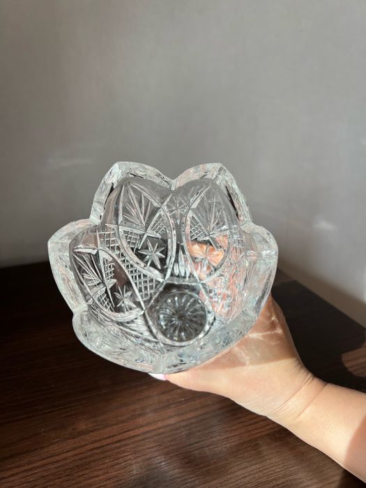 Хрустальная ваза, конфетница, салфетница