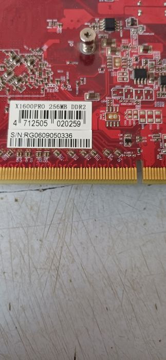 Видеокарта X1600pro 256mb Ddr2