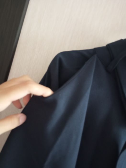 Школьный юбка темно синий