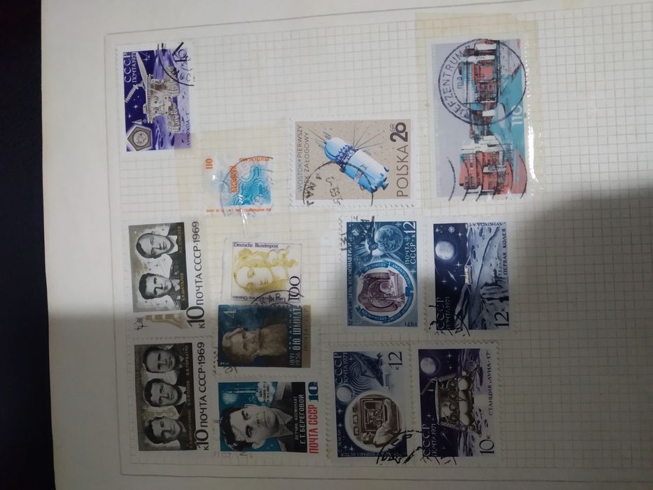 Марки СССР в альбоме