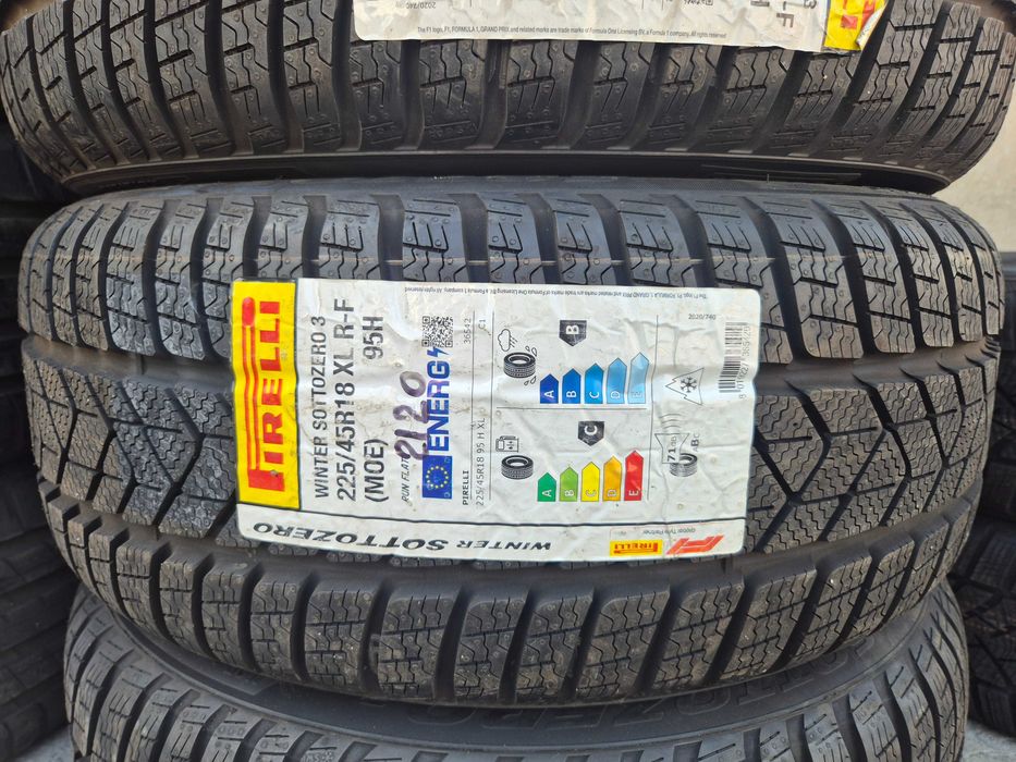 4 Anvelope M+S IARNA - 225/45/18 - PIRELLI - NOU - DOT 2020 !