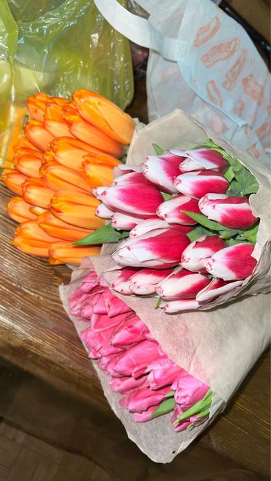 Крупные тюльпаны