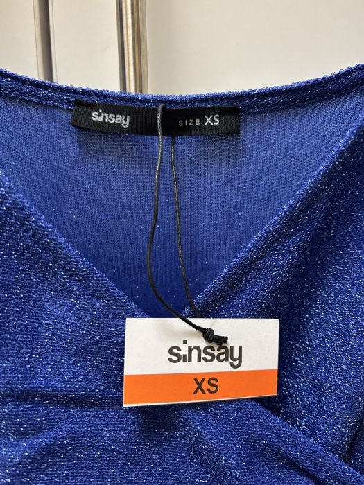 Празнична синя рокля