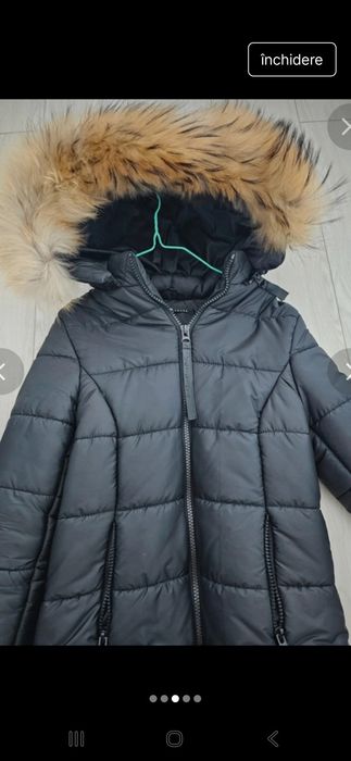 Geaca exclusive blana extrem de stufoasa naturala