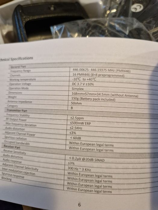 Statie emisie receptie walkie talkie 2 bucati