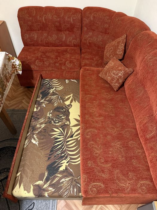 Ъглов диван с опция спане