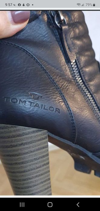 Дамски боти Том Тейлър естествена кожа