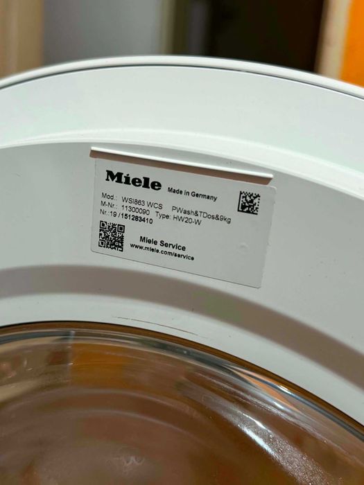Пералня MIELE W1 WSI863WCS