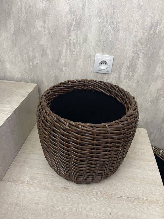 Плетеные корзины ручной работы из ротанги !