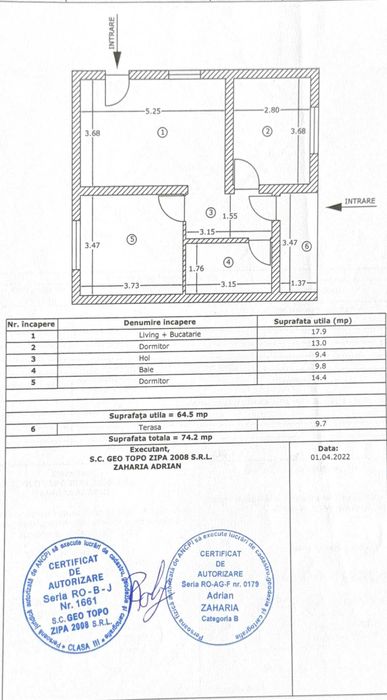 Casa Bascov 3 camere mobilata/utilata+100mp teren. an constr. 2021