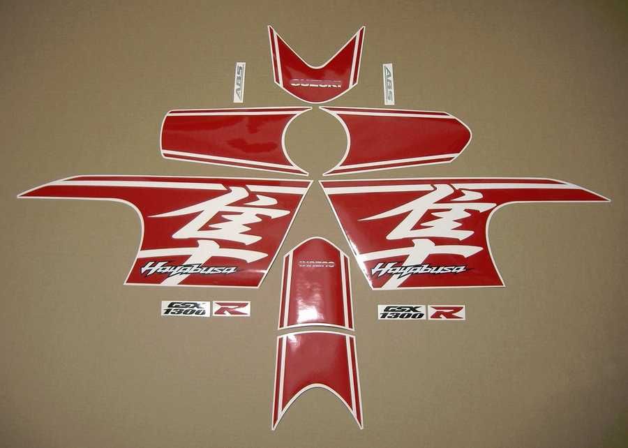 Стикери Сузуки 1340 Hayabusa 2017-2018г лепенки Suzuki Хаябуса графики