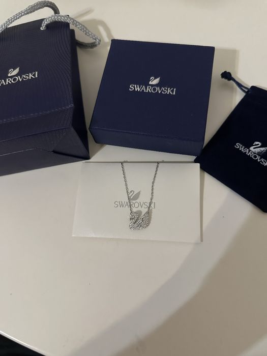 Lant swarovski model lebada alba