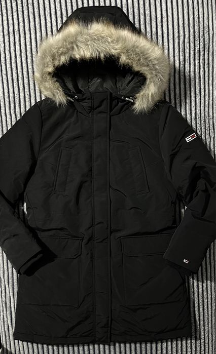 Geaca Tommy Hilfiger dama geaca puf parka marime L