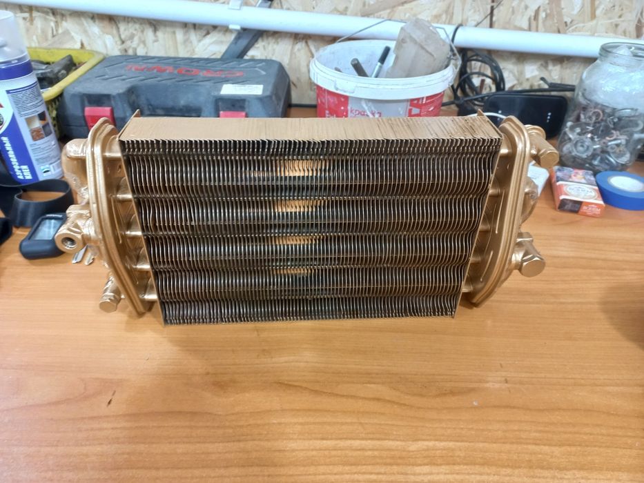 Продам теплообменник для отопительного котла