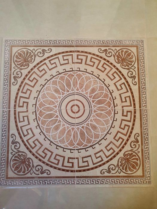 Gresie interior portelanata,model ornament Versace