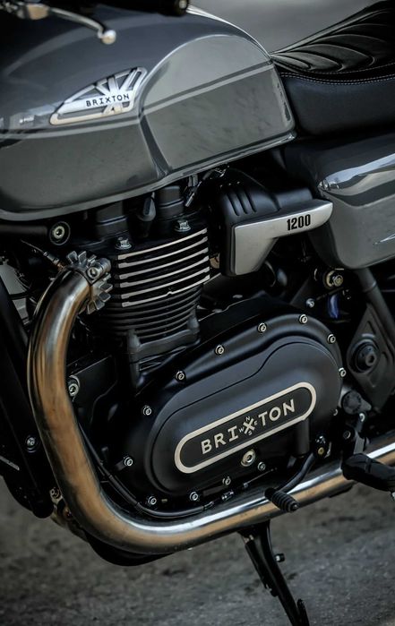 ТОП ОФЕРТА Мотоциклет Мотор Brixton CROMWELL 1200 ABS GREY 0км.NEW