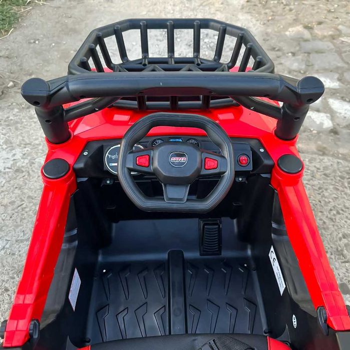 Masinuta copii electrica 4x4, 2-4 ani,CAPE-X, 100W,12V, scaun tapitat