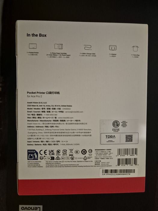 Insta360 Ace Pro 2 Pocket Printer