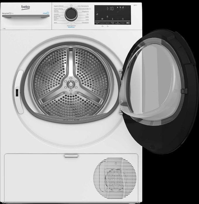 Нова инверторна сушилня с термопомпа и пара Beko BM3T48249W 8 кг