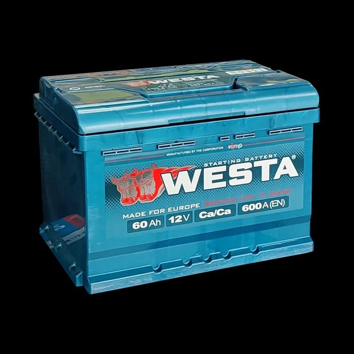 Аккумулятор WESTA  60Ah 600 A