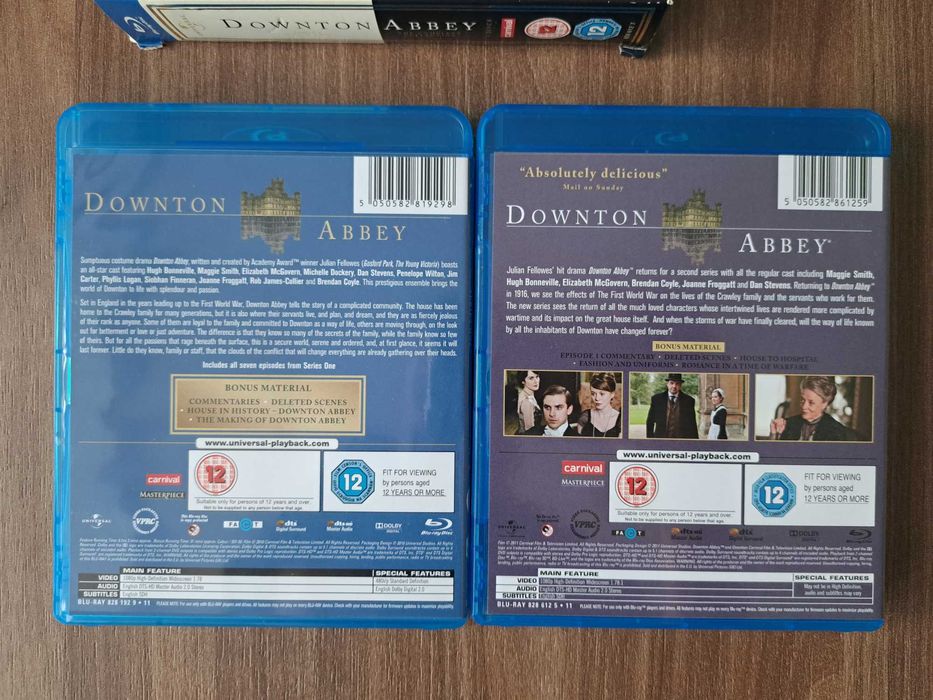 Downtown Abbey - Series 1 and 2 - The complete collection