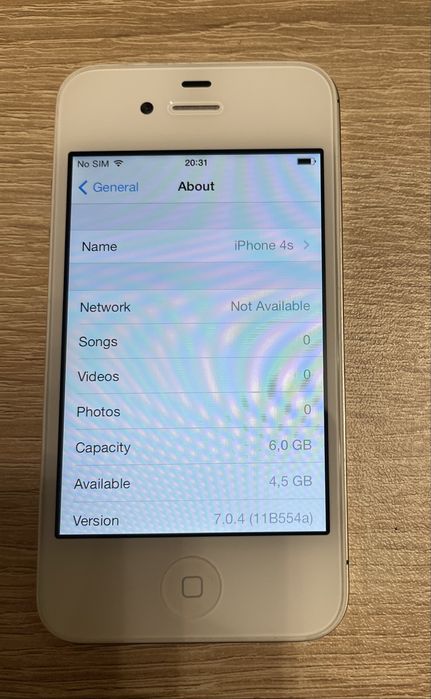 iPhone 4s - iOS 7.0.4